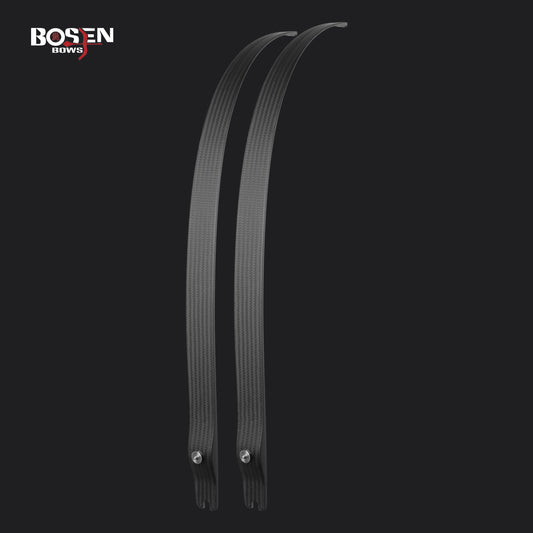 BOSEN ARCHERY X3PRO / X3P Full Carbon Recurve Limbs | 99.9% Carbon | HT-HP Compression Molded | 68" M & 70" L Custom | ILF Metal Riser