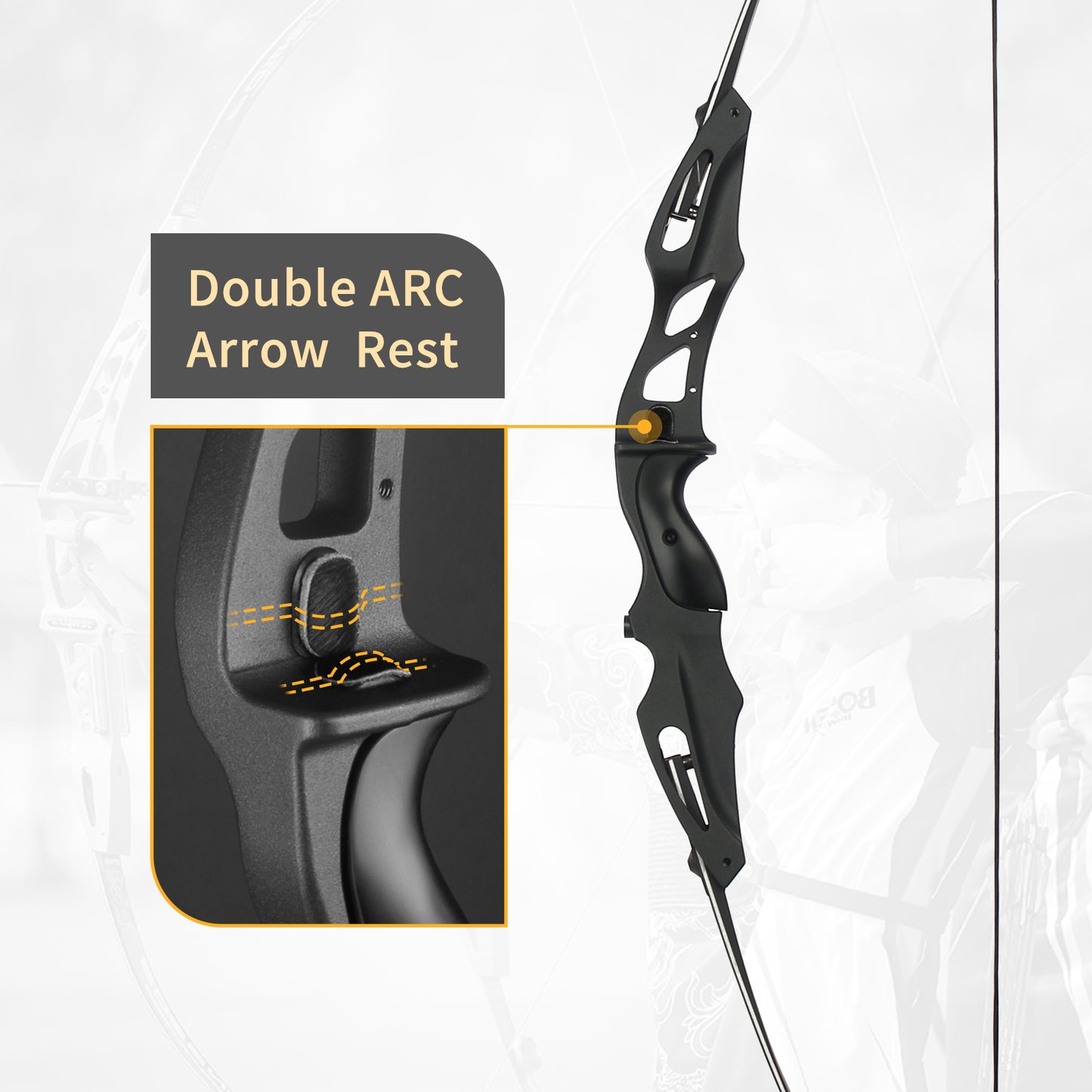 BOSEN BOWS 68" RF5 FOAM CORE ILF LIMBS 20-55LBS GLOSS FINISH