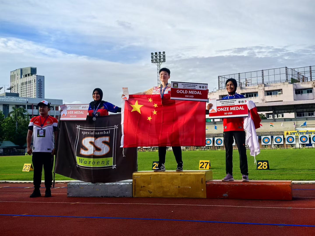 New Asian record of Women's Barebow in 2025 Bangkok Barebow Asia Championship