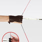 Bosen Pure Deerskin 3-Finger Archery Glove | S/M/L Sizes | Adjustable Velcro | Reinforced Anti-Slip Tips | Traditional Recurve Compound Longbow