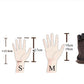 Bosen Pure Deerskin 3-Finger Archery Glove | S/M/L Sizes | Adjustable Velcro | Reinforced Anti-Slip Tips | Traditional Recurve Compound Longbow