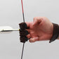 Bosen Pure Deerskin 3-Finger Archery Glove | S/M/L Sizes | Adjustable Velcro | Reinforced Anti-Slip Tips | Traditional Recurve Compound Longbow