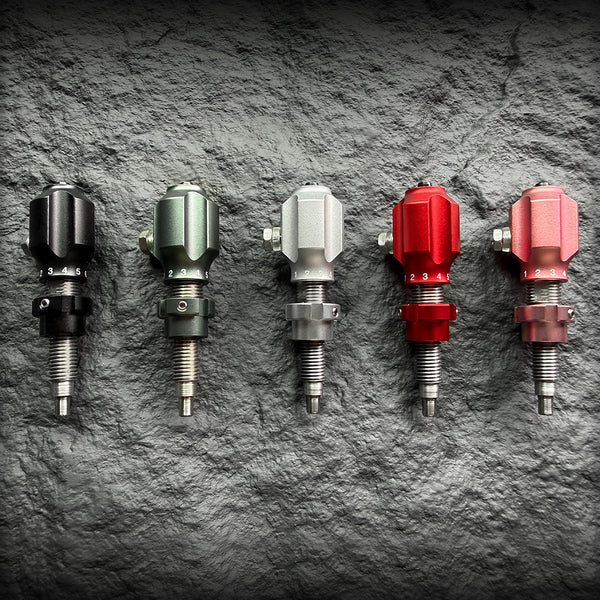 Bosen archery side plungers in five colors