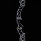 Bosen Venus 25" ILF Riser | Die-Cast Aluminum + CNC Rear | Target & Barebow | Harmonic Dampeners | Titanium Grey / Champagne Gold
