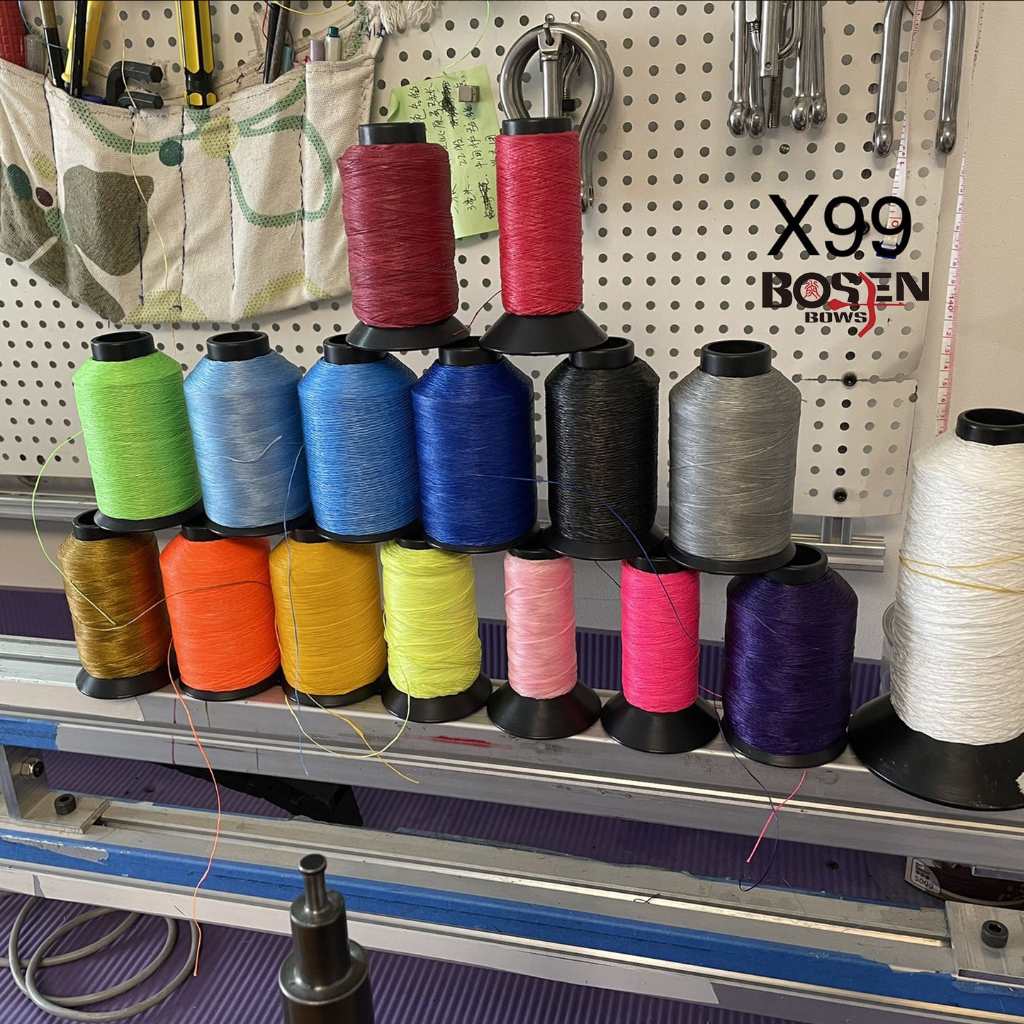 Bosen X99 & Power Bow String | Custom Length/Color/Loops | Factory Direct | High Performance | Durable Silent Vibration-Dampening