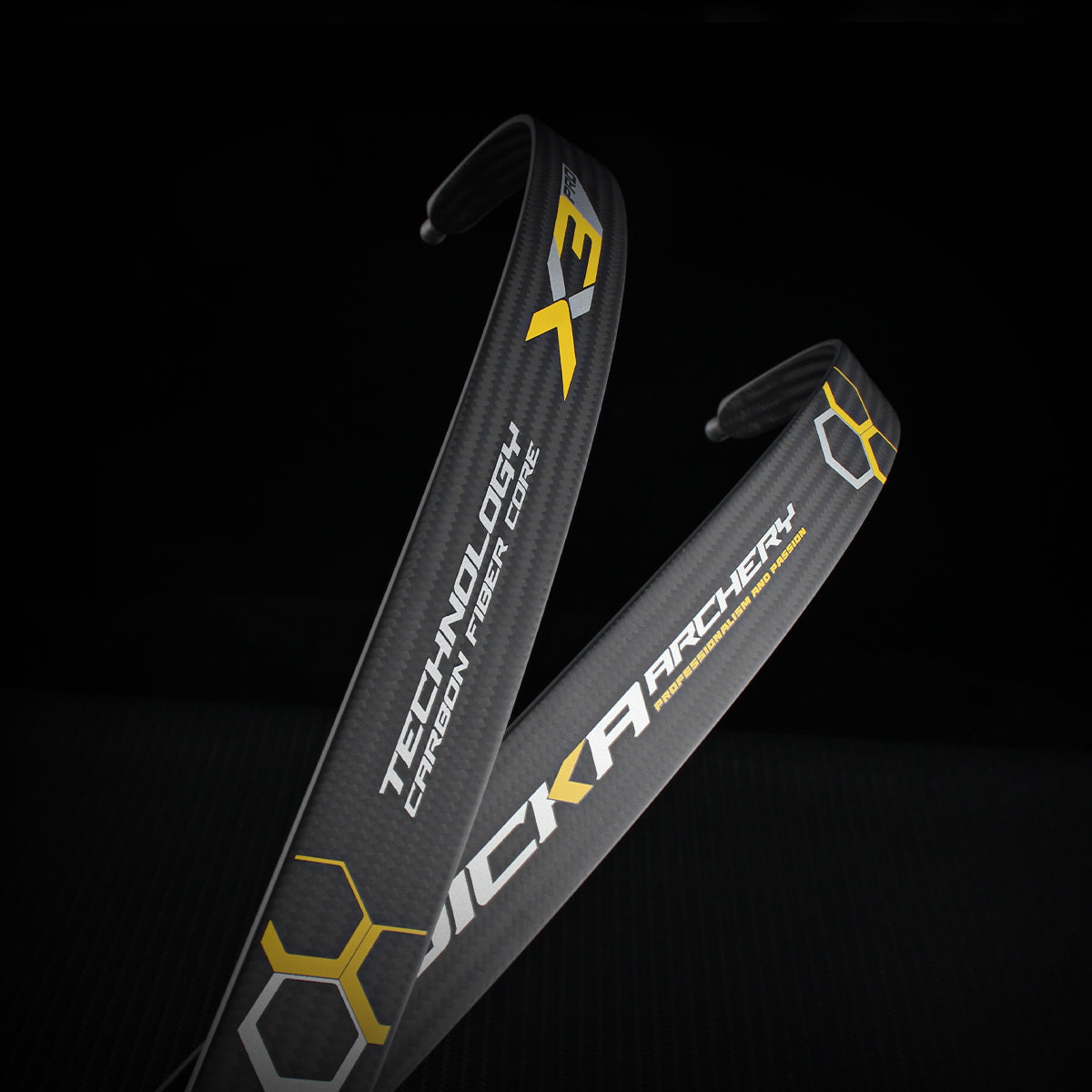 X3PRO / X3P Full Carbon Recurve Limbs | 99.9% Carbon | HT-HP Compression Molded | 68" M & 70" L Custom | ILF Metal Riser