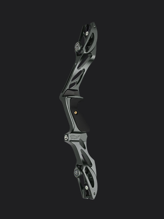 BOSEN ARCHERY FALCON 17" 19" ILF Hunting Riser — CNC Aluminum Forward Grip High-Speed Geometry — ILF Adjustable Limb Bolt Weight Slots
