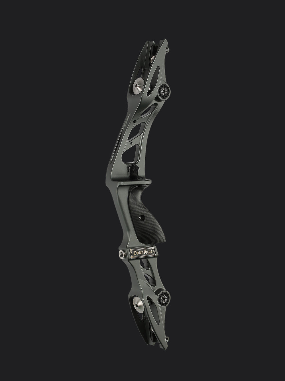 Bosen Reaper 19-inch riser in gray on a dark background